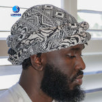 black man wearing a halo turban 