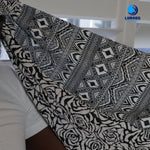 tribal African print on a scarf 