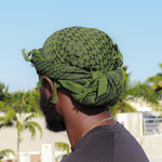 green male turban