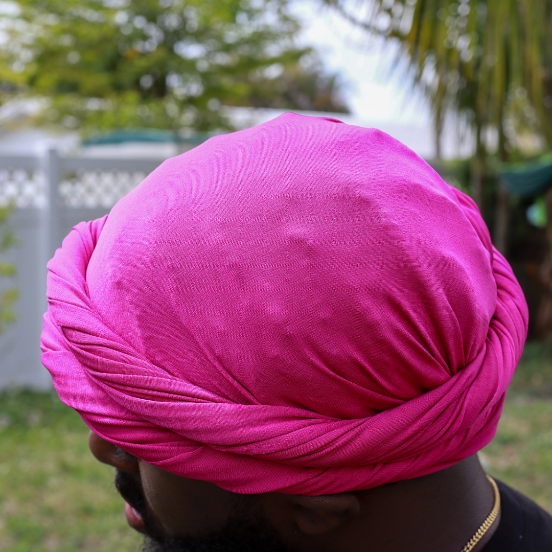 Fuchsia Male Turban