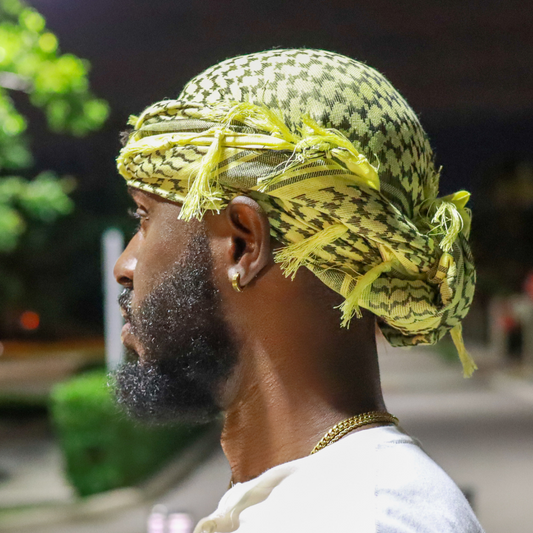 Yellow head wrap