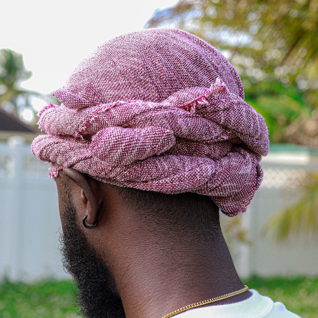 Light Burgundy Male Turban