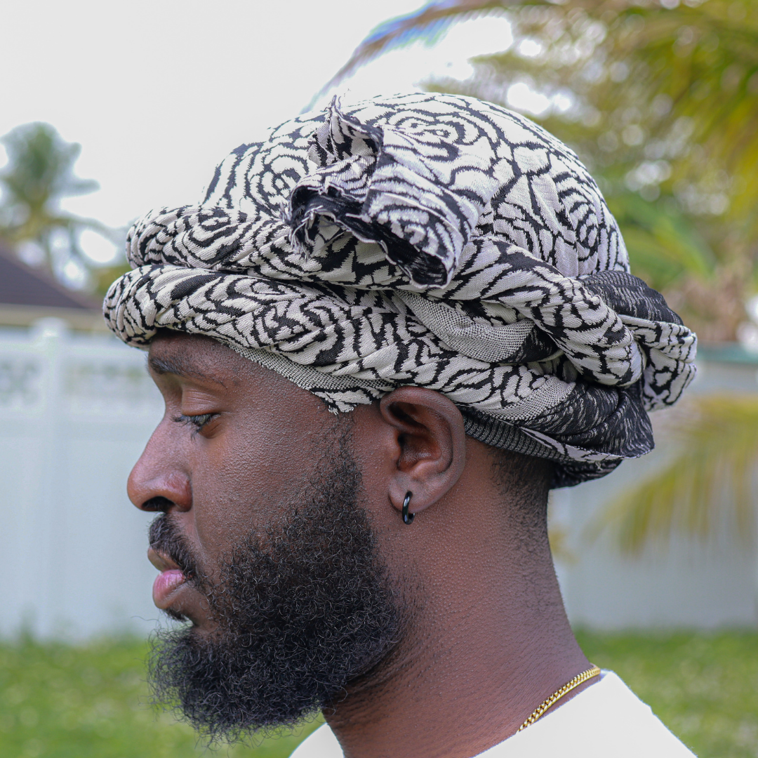 Roses Print on turban