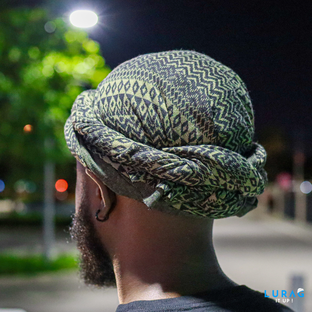 accent green turban