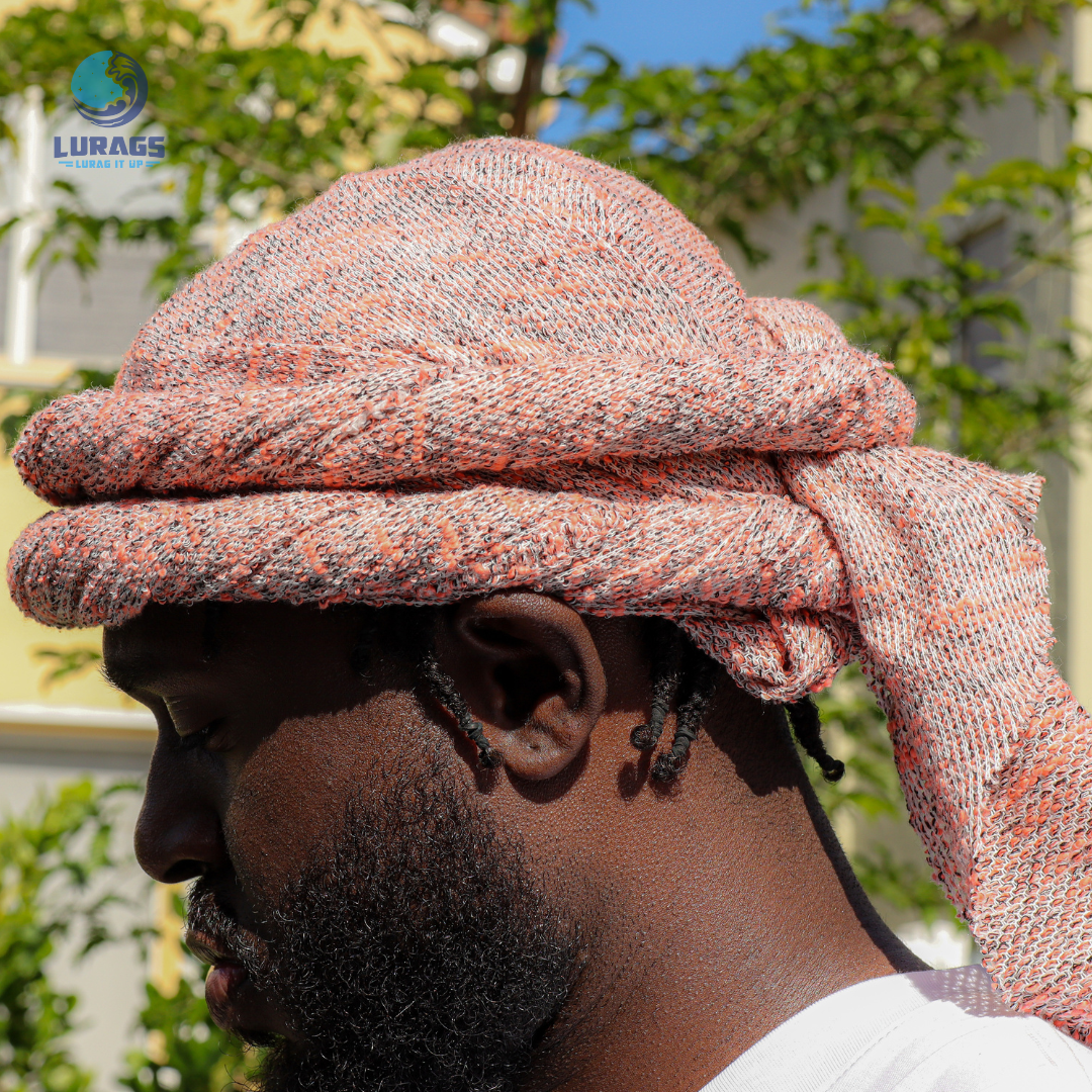 Apricot knitted Male Turban