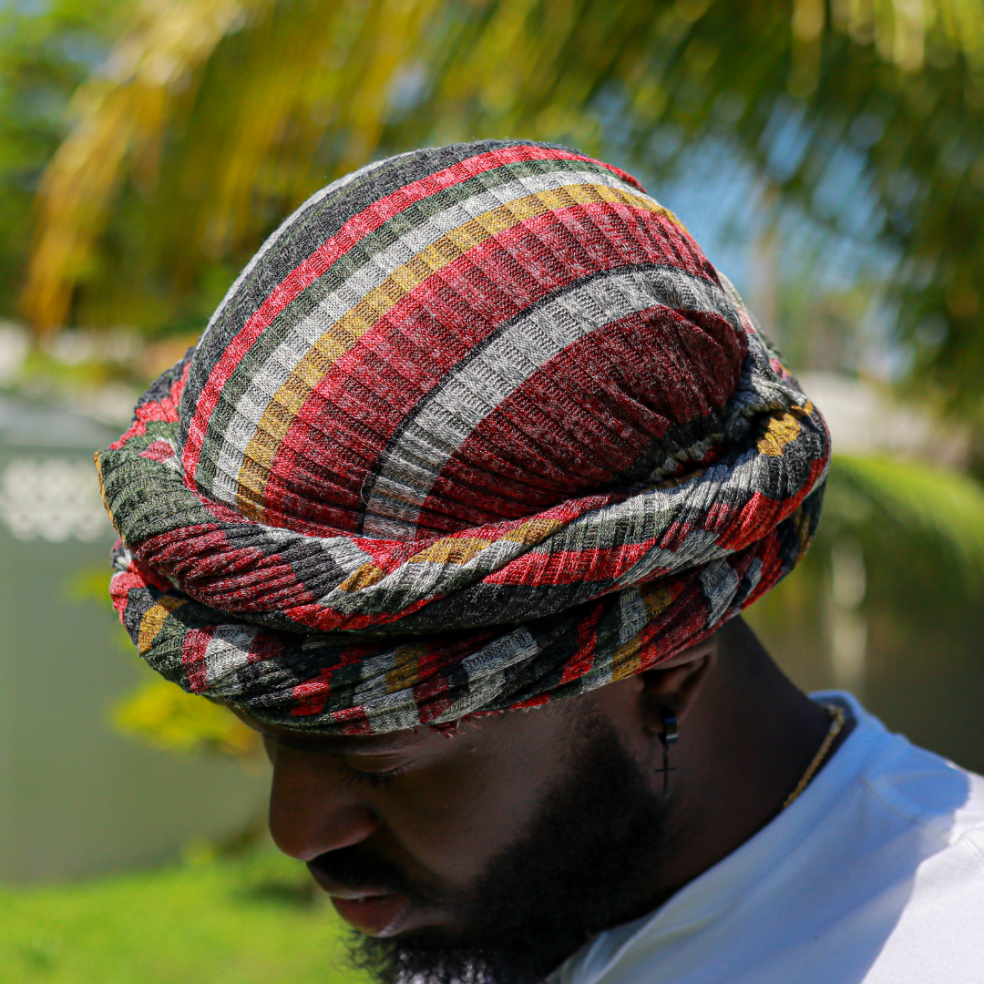 African Print Male Turban HeadWrap