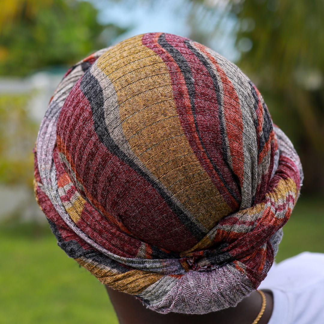 knitted turban