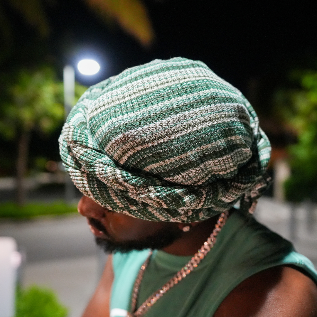 Sage Knitted Male Turban