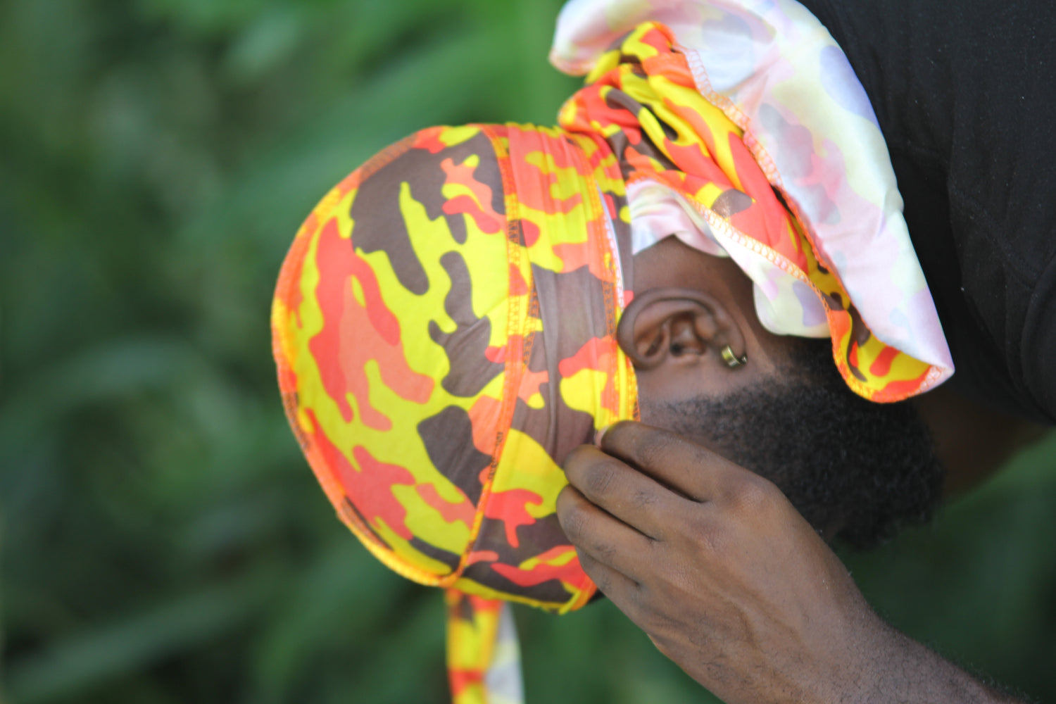 orange camo durag