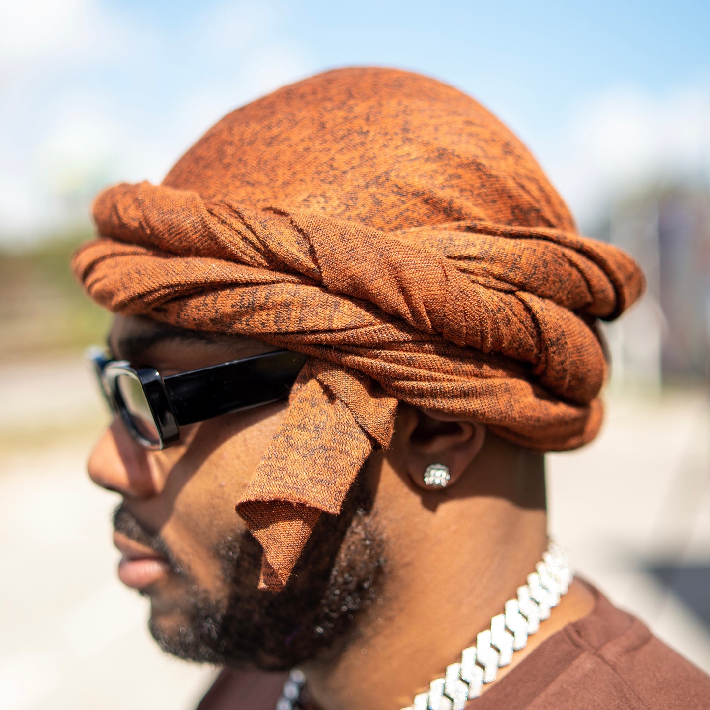 Rust Male Turban