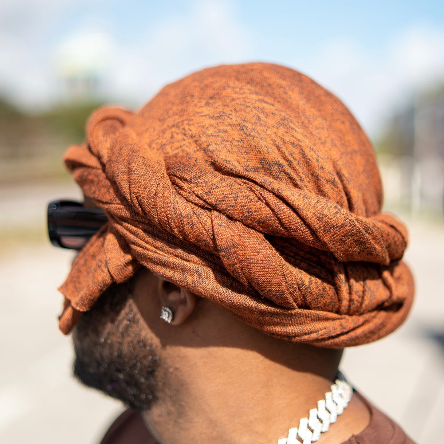 Rust Male Turban